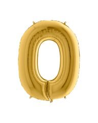 Rakam Folyo Balon 40'' (100cm) Gold 0