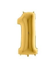 Rakam Folyo Balon 40'' (100cm) Gold 1