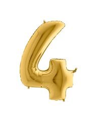 Rakam Folyo Balon 40'' (100cm) Gold 4