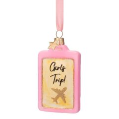 Campink Suitcase Tag w/girls Cam 10cm Manifest