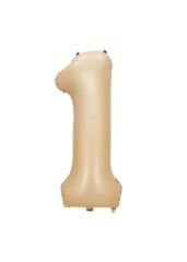 Rakam Folyo Balon 40'' (100cm) Karamel 1