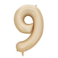 Rakam Folyo Balon 40'' (100cm) Karamel 9