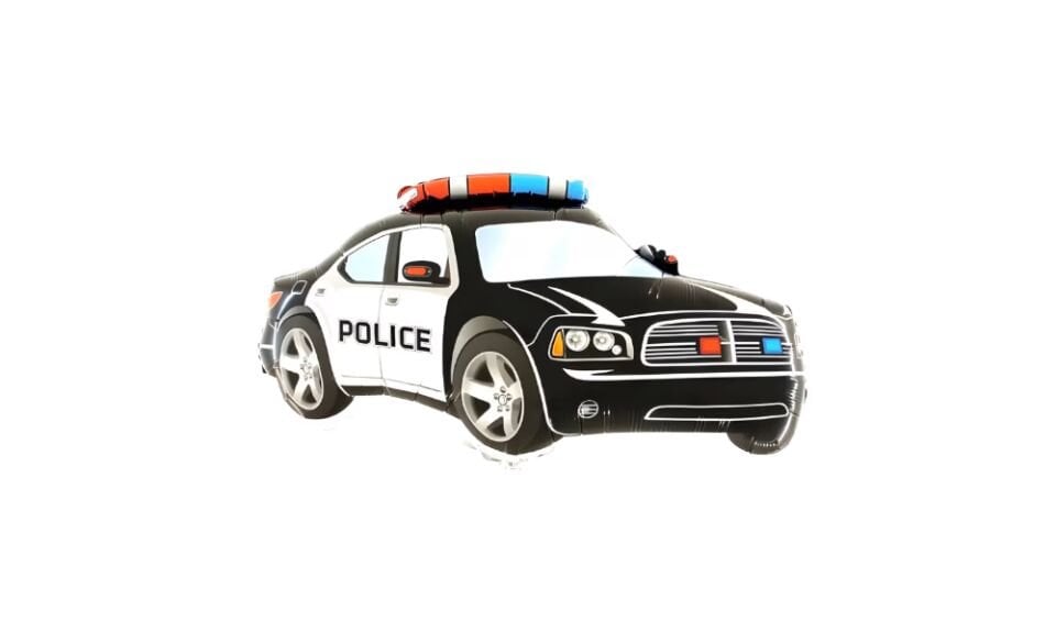 Polis Arabası Folyo Balon 66x49 cm