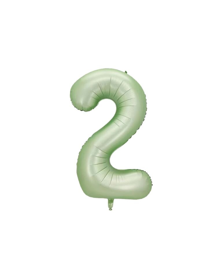 Rakam Folyo Balon 40'' (100cm) Yeşil 2